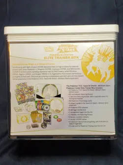 Pokemon TCG Sword & Shield Brilliant Stars *Pokemon Center* Elite Trainer Box - Image 2