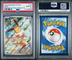 Pokemon Svp En-Sv Black Star Promo #173 Eevee Prismatic Evolutions Etb PSA 10 - Image 3