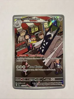 POKEMON Archaludon #155/142 Holofoil SV07: Stellar Crown NM - Image 1