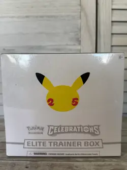 Pokemon TCG: 25th Anniversary Celebrations Elite Trainer Box (2021) 820650809439 - Image 1