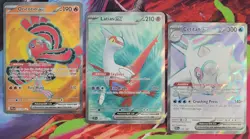 Full Art Ultra Rare Lot (Latias, Oricorio, Cetitian) S&V Era Pokemon TCG - Image 1
