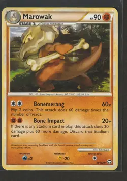 Pokemon TCG Marowak Triumphant 44/102 Regular NM. - Image 1