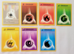 Vintage 1999 Pokemon Base Set 7 Lot Every Energy (Including Colorless!) #96-#102 - Image 1