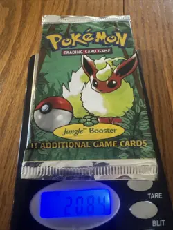 Wizards of the Coast First Edition Pokemon Jungle Booster Pack 742818060639 - Image 1