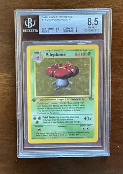 1999 Pokemon Jungle 1st Edition #15 Vileplume BGS 8.5 - Image 1