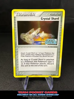 Crystal Shard 76/100 Reverse Holo, EX Crystal Guardians, Pokemon, LP - Image 1
