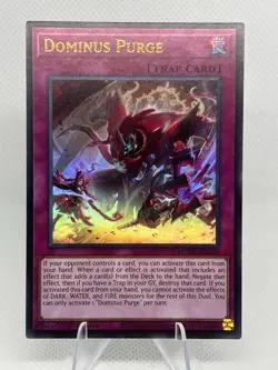 Yugioh! 1x Dominus Purge MZMU-EN125 Ultra Rare 1st Ed NM - Image 1
