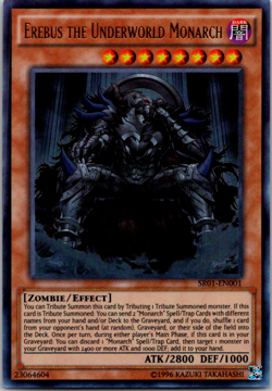 Erebus the Underworld Monarch - SR01-EN001 - LP - Ultra Rare - Unlim - Yugioh - Image 1