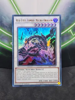 Yugioh Red-Eyes Zombie Necro Dragon SR07-EN041 Ultra Rare 1st Edition NM - Image 1
