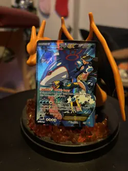 Pokemon Team Aqua's Kyogre EX Ultra Rare Holo Full Art Card 6/34 Double Crisis - Image 1
