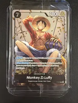 Monkey.D.Luffy (Tin Pack Set Vol. 2) P-075 One Piece Promotion Cards Foil Sealed - Image 1