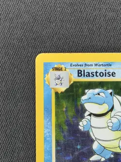 Pokemon Card Blastoise 2/102 Base Set Holo Rare WOTC 1999 Vintage L/MP - Image 3