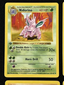Dugtrio 019/102 Base Set (Shadowless) Regular +3 Cards As Shown - Image 2