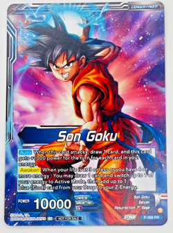Super Saiyan Blue Son Goku Returns | Gold Stamped PR | Dragon Ball Super Card NM - Image 2