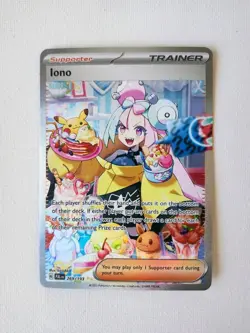 Pokemon TCG Paldea Evolved Trainer Card Iono, Mint Holo, 269/193 - Image 1