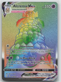 Pokemon Card Alcremie VMAX (Secret) Secret Rare Shining Fates 073/072 - Image 1