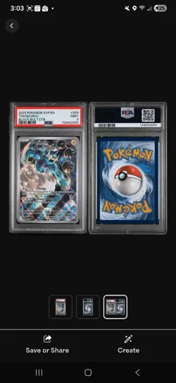 Thundurus 209 Sv: Scarlet & Violet Promo Cards Holo - Image 3