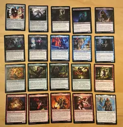 Magic The Gathering Lot Of 20 Battle For Baldur’s Gate Uncommon Cards - Image 1