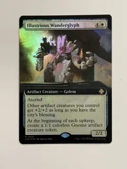 Illustrious Wanderglyph Extended Art Lost Caverns of Ixalan Foil NM - Image 1