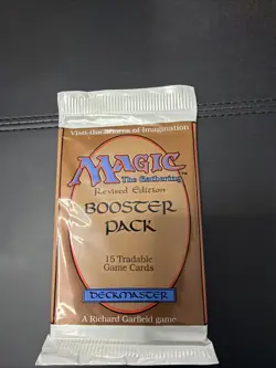Magic The Gathering REVISED EDITION New Sealed Booster Pack MTG - Image 1