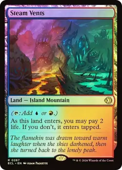 Steam Vents Foil Lorwyn Eclipsed NM MTG - Image 1