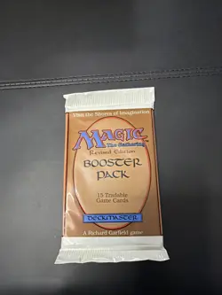 Magic The Gathering REVISED EDITION New Sealed Booster Pack MTG - Image 1