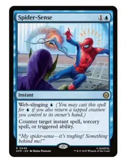 1x MTG Spider-Sense - Spider-Man Rare! NM Mint! Ships Fast - Image 1