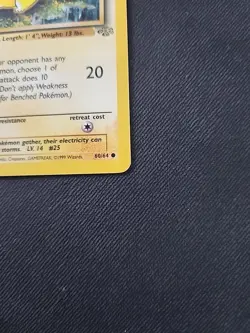 Pokemon TCG Pikachu 60/64 Jungle 1st Edition-LP - Image 2