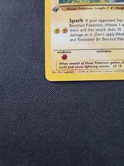 Pokemon TCG Pikachu 60/64 Jungle 1st Edition-LP - Image 3