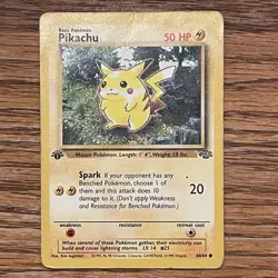 Pikachu 60/64 1999 Jungle 1st Edition Pokemon - Image 1