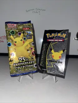 Pokemon TCG Sealed 25th Anniversary Packs One English Pack and One Japanese Pack - Image 1