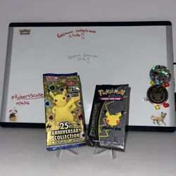 Pokemon TCG Sealed 25th Anniversary Packs One English Pack and One Japanese Pack - Image 2