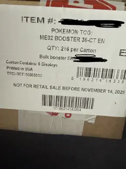 Pokemon ME02 Phantasmal Flames Booster Box Case FACTORY SEALED 6 X Booster Boxes - Image 2