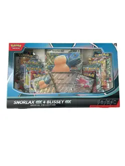 Pokemon Snorlax Ex & Blissey Ex Special Collection Box! Walmart Exclusive, 8Pks - Image 1