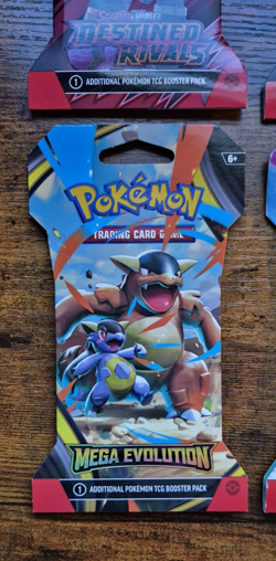 Pokemon TCG Mixed LOT of 7 Sealed Sleeved Booster Packs - Image 3