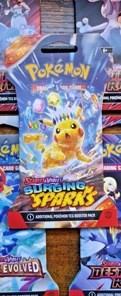 Pokemon TCG Mixed LOT of 7 Sealed Sleeved Booster Packs - Image 5