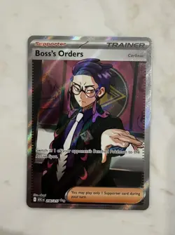 Boss’s Orders 256/217 Ultra Rare Full Art Pokemon TCG Ascended Heroes NM - Image 1