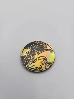 Pokemon Reshiram & Zekrom Coin Gold Holo TCG Official Exclusive Rare Collectible - Image 1