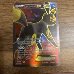 Pokemon TCG Umbreon EX 119/124 LP Full Art Ultra Rare XY Fates Collide - Image 2