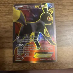 Pokemon TCG Umbreon EX 119/124 LP Full Art Ultra Rare XY Fates Collide - Image 3