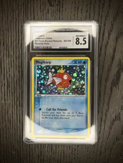 Magikarp CGC 8.5 Pokemon 2004 EX Team Rocket Returns 65 Reverse Holo Stamp Swirl - Image 3