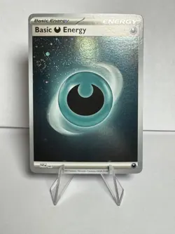 Pokemon Scarlet & Violet 151 Darkness Energy Cosmos Holo SVE EN 007 SWIRL - Image 1