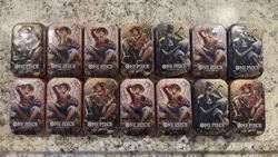 One Piece Vol 2 Mini Tin Pack Set Vol 2 OP-13 Factory Sealed Tins - Lot of 14 - Image 1