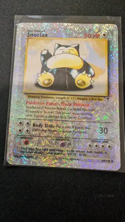 Pokemon Card - Snorlax 64/110 Reverse Holo Legendary Collection WOTC Vintage - Image 1