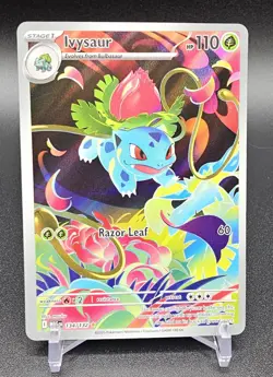 Ivysaur Holo Illustration Rare Card 134/132 Me01: Mega Evolution NM Condition - Image 1