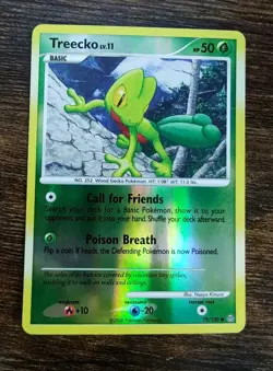 Treecko 79/100 Reverse Holo Diamond & Pearl Stormfront Pokemon Card - Image 1
