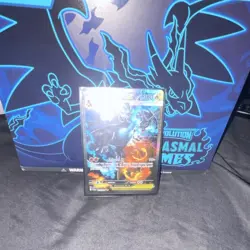 Pokemon Mega Charizard X EX Full Art Holo Card Phantasmal Flames Set - Image 4