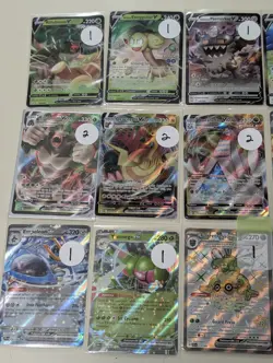 Pokemon Card Lot Of 36 Cards Ex, VMax, V & VStar LP - Image 2