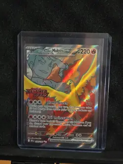 Team Rocket's Moltres ex - (Destined Rivals Stamp) 208/182 Miscellaneous Cards & - Image 2