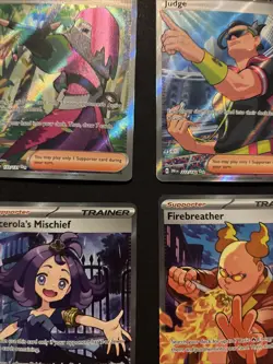 Pokemon TCG: ME & SV 4 Card Full Art Trainers - Image 1